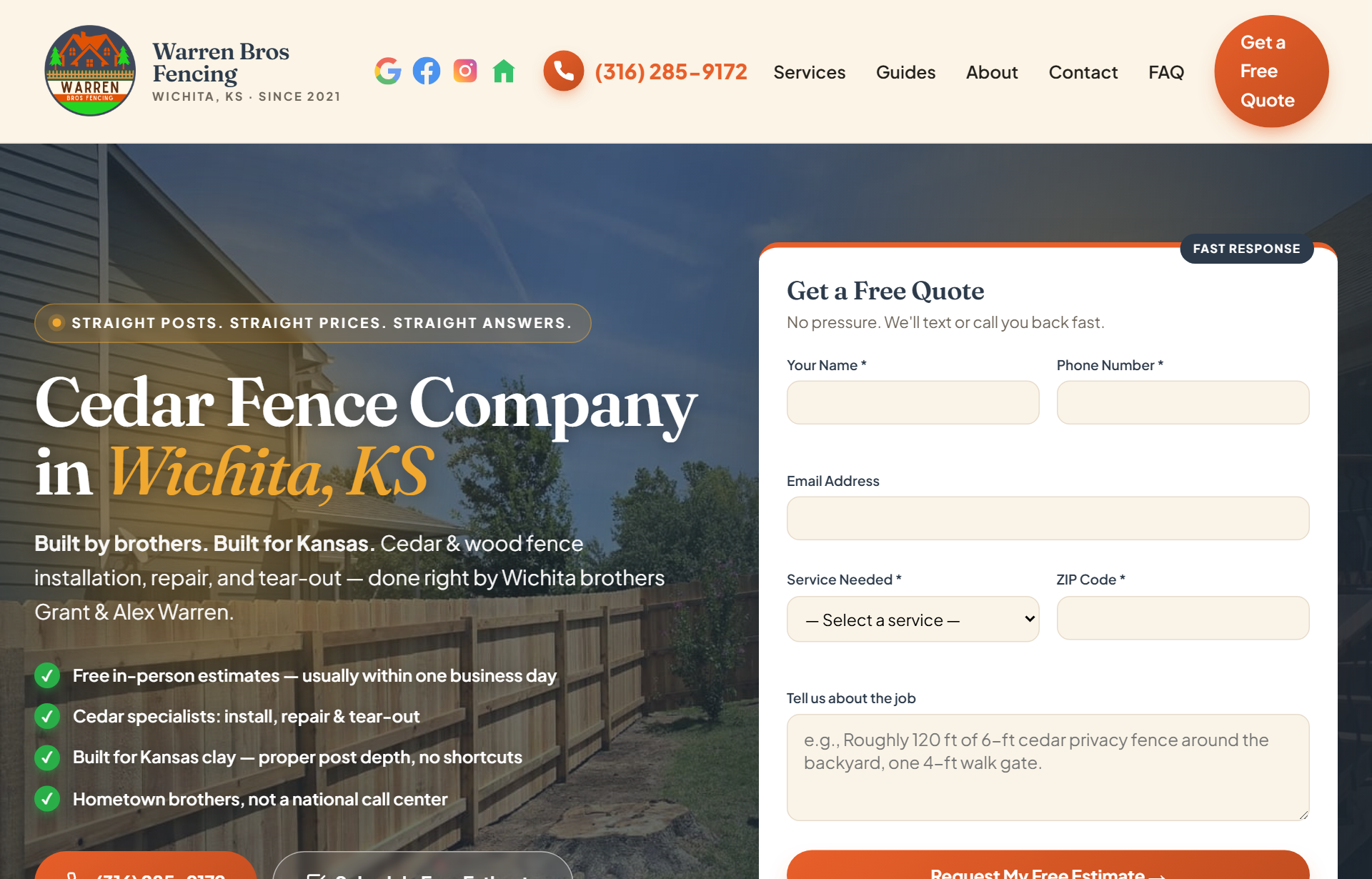 Conversion-first website built by Axis Digital Studios